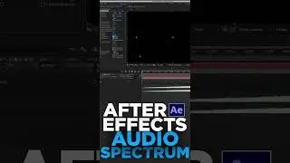 Using After Effects audio spectrum tool