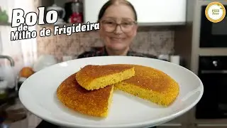 PISCOU E O SEU BOLO DE MILHO ESTÁ PRONTO | BOLO DE MILHO DE FRIGIDEIRA | BOLO DE MILHO FÁCIL #996