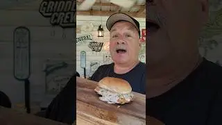 Chicken Alfredo Smash Burger: Blackstone Griddle Magic! #cooking #blackstonegriddle #smashedburger