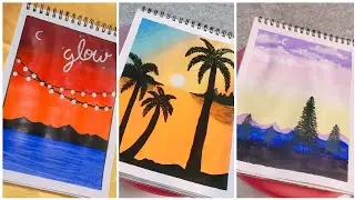 Acrylic painting tutorials | Easy beginner paintings | Artwork with Sara ❤️