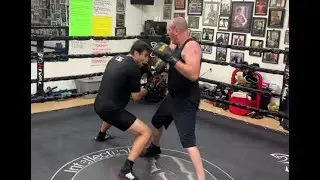 When boxing becomes your profession ( Peek a boo style )