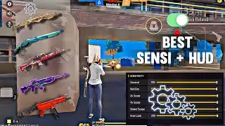 Best Headshot sensitivity 2024 ⚡ Best Headshot Settings ⚙️| Sensitivity + Hud Settings Free Fire