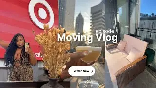 MOVING VLOG ep4 | more shopping for my new apartment + patio furniture + small updates + rooftop szn