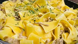 Я никогда не ела такой вкусной пасты! Очень быстро вкусно приготовим за 5 минут….￼