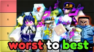 ALL NEW UNITS From WORST to BEST | Anime Last Stand JoJo Update