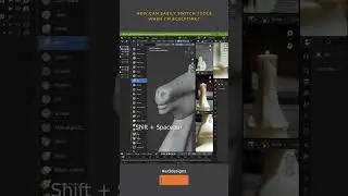 Blender Tip Sculpting Tools Shortcut | AR3Designs Daily Blender 3D Tips