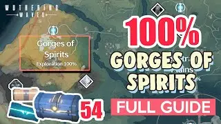 How to: Gorges of Spirits 100% FULL Exploration ⭐ Huanglong ALL CHESTS【 Wuthering Waves 】