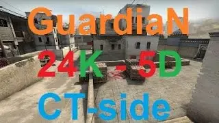 CSGO demo(GuardiaN)Natus Vincere vs VirtusPro Dust2 ESEA EU season 18