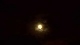 Moon and Clouds 2 hrs  Of Video Compressed Into One Minute