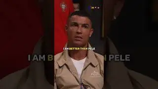 Cristiano Ronaldo roasts pele 😯