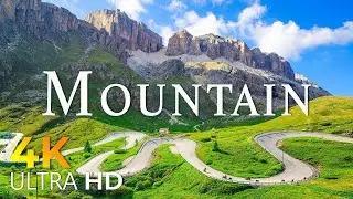 Mountain In 4K - Nature Relaxations Film with Relaxing Music [ 4K HDR 60fps]