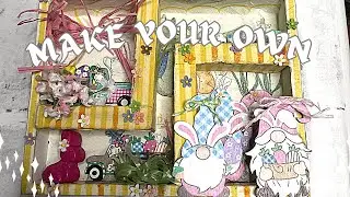 Easter Shadow Box | Miniature decor | Dollar Tree DIY