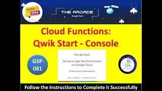 [2024] Cloud Functions: Qwik Start - Console Lab Solution [2 minutes] 