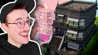 i built an ALL BLACK house in The Sims 4