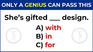 Only A Genius Can Score 20 Out Of 40 | English Grammar Test