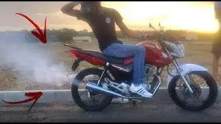 EXPLODIU O MOTOR DA MOTO NO CORTE . #FamiliaItabunaCity (Trollagem)