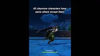 Genshin impact Claymore characters 