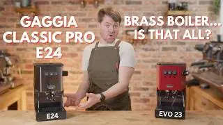 Testing The Gaggia Classic Pro E24 Vs Evo Pro 23.