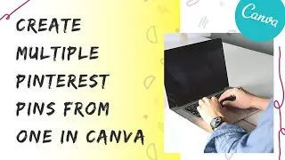 Create multiple pinterest pins from one // The Canva Concepts