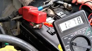 How to check the battery with a multimeter