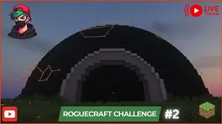 Minecraft - The ROGUECRAFT challenge #2 ( Live Gameplay ) ft.  @PixelCora