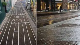 Подогреваем асфальт! Ох уж эти европейские выдумщики!
