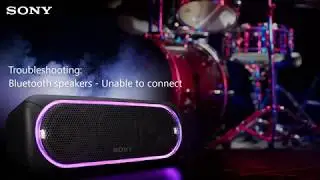 Troubleshooting: Bluetooth speakers - Unable to connect