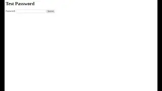 How to code a password protected website using HTML/JavaScript