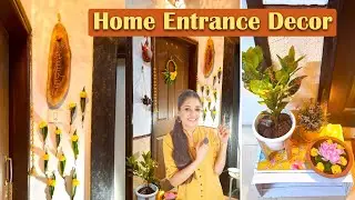 Entrance Decor for DIWALI | Small Home Entrance Makeover Ideas | Aesthetic D'vya