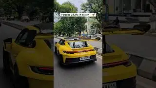 Porsche GT3RS in Bangalore roads 🔥🚀#porsche #youtube #shorts #india #supercar #fast