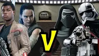 Rey and Finn v Kylo Ren and Captain Phasma - Jedi Academy Ai Battle