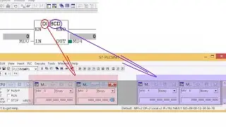 Siemens PLC-Double Integer to BCD Converter in the Siemens PLC (STEP7 Software)