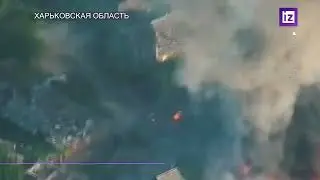 Российский FPV дрон уничтожил Украинский танк Т-64