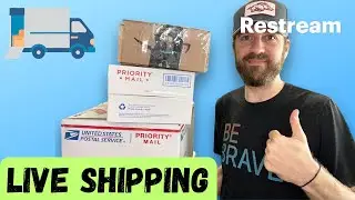 LIVE Shipping Ebay & Poshmark Orders
