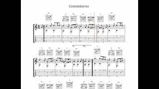Greensleeves - Guitarbook.co.uk