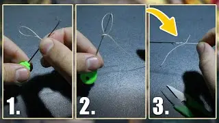 How to Tie a Micro Loop with a Boily Needle?  | Life hacks and homemade products for fishing