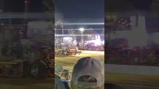 IH 1066 "The Patriot" goes boom. Grange fair 2024 pulling fails