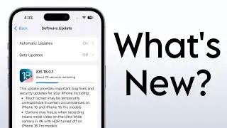 IOS 18.0.1 Update What’s New ??
