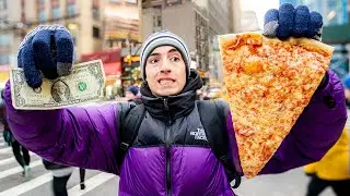UN DÍA COMIENDO POR 1$ 🍕 | ¿Es totalmente imposible?