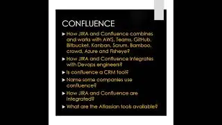 TCS Confluence & JIRA Interview Questions for experienced 3 to 10 years 