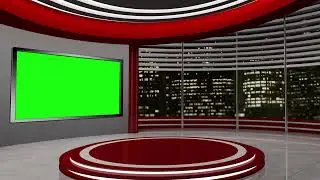 virtual studio green screen video tv studio background animation no copyright | Virtual studio free