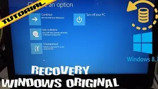 [TUTORIAL] Cara Recovery Windows 8.1 Original Untuk Semua Merk Laptop