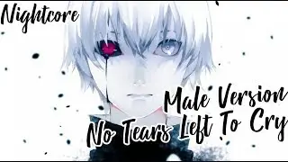 Nightcore - No Tears Left To Cry (Male Version)