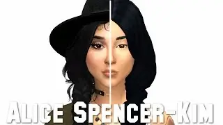 The Sims 4: GLO UP | ALICE SPENCER-KIM + FULL CC LIST & SIM DOWNLOAD!