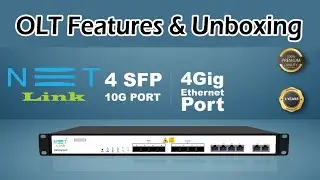 NETLINK GEPON 4 PORT OLT | Features and Unboxing in Tamil | 4 SFP 10G Port - 4 Gig Port [ தமிழில் ]