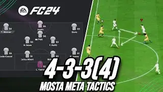 POST PATCH Unreal Meta Tactics! Best 433(4) Custom Tactics EA FC 24