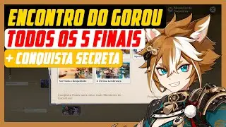 EVENTO DE ENCONTRO DO GOROU TODOS OS FINAIS + CONQUISTA SECRETA | GENSHIN IMPACT