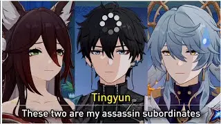 Dan Heng and Sunday acts as Tingyun's assassin subordinates | Honkai Star Rail 4.0