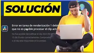 🚨ERROR en TAREA DE RENDERIZACIÓN 1 DaVinci Resolve | SOLUCIÓN ✅