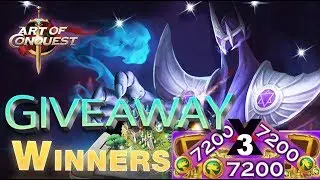 Art of Conquest Giveaway Winners 7200 Linari X3
